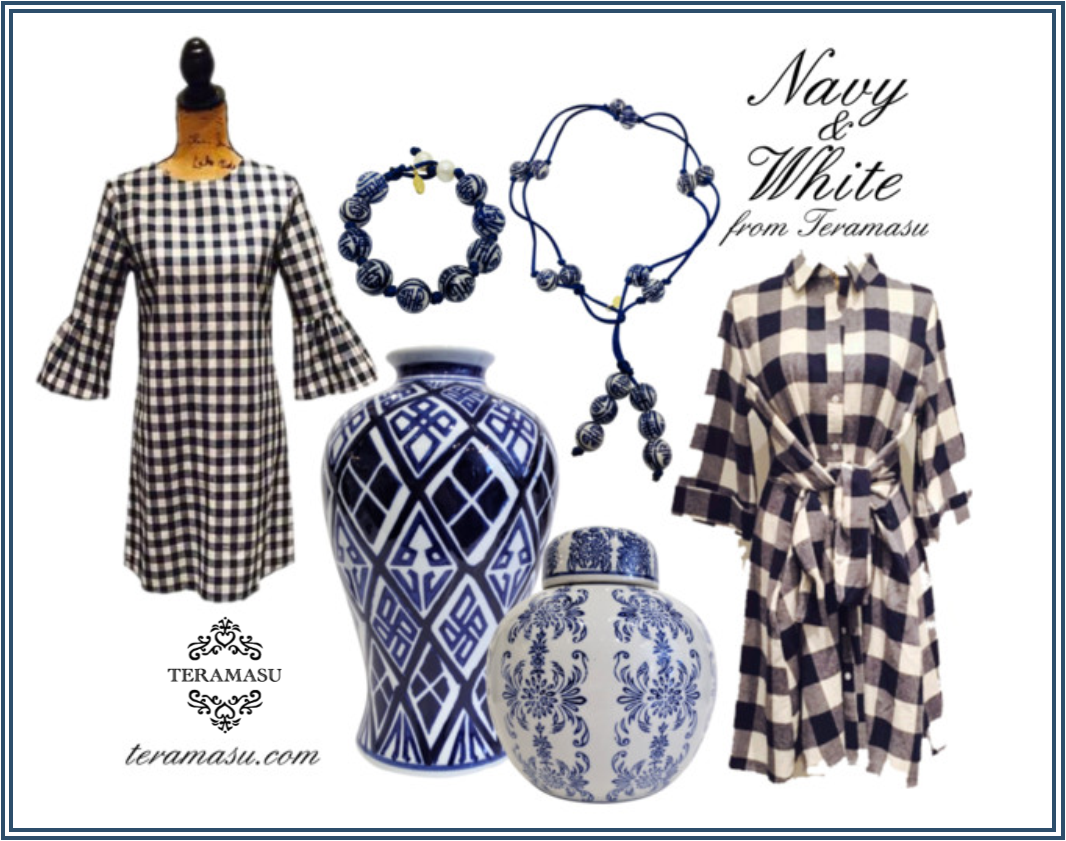 Monday Must-Haves: Gorgeous Navy & White Fashion from Teramasu